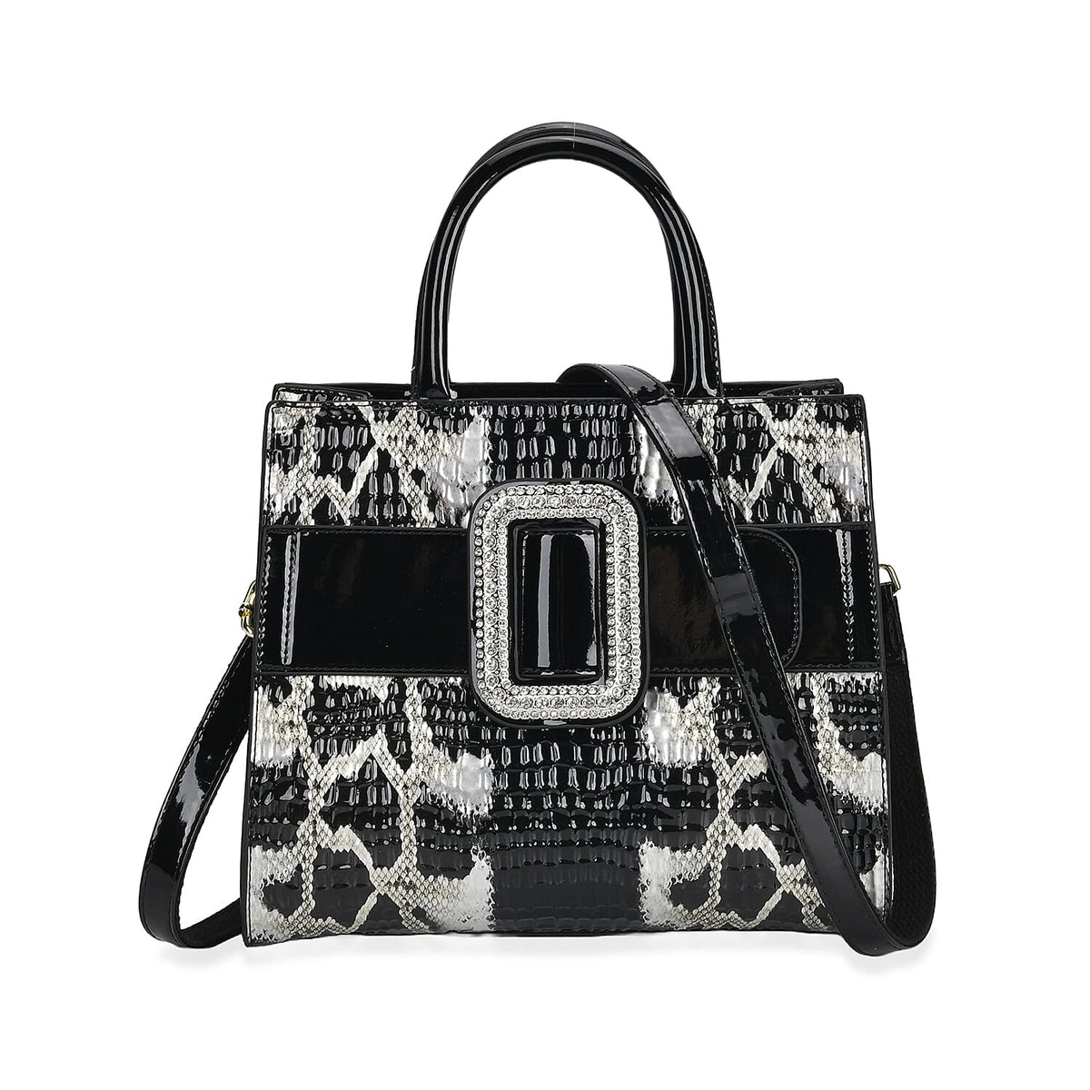 Snakeskin Embossed Crossbody Bag 7848695 1