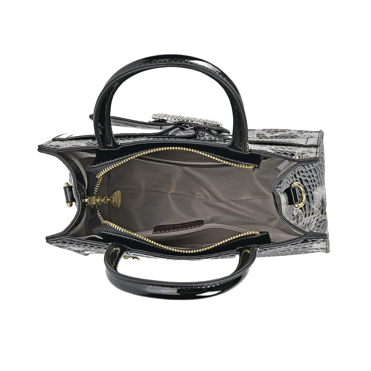 Snakeskin Embossed Crossbody Bag 7848695 9