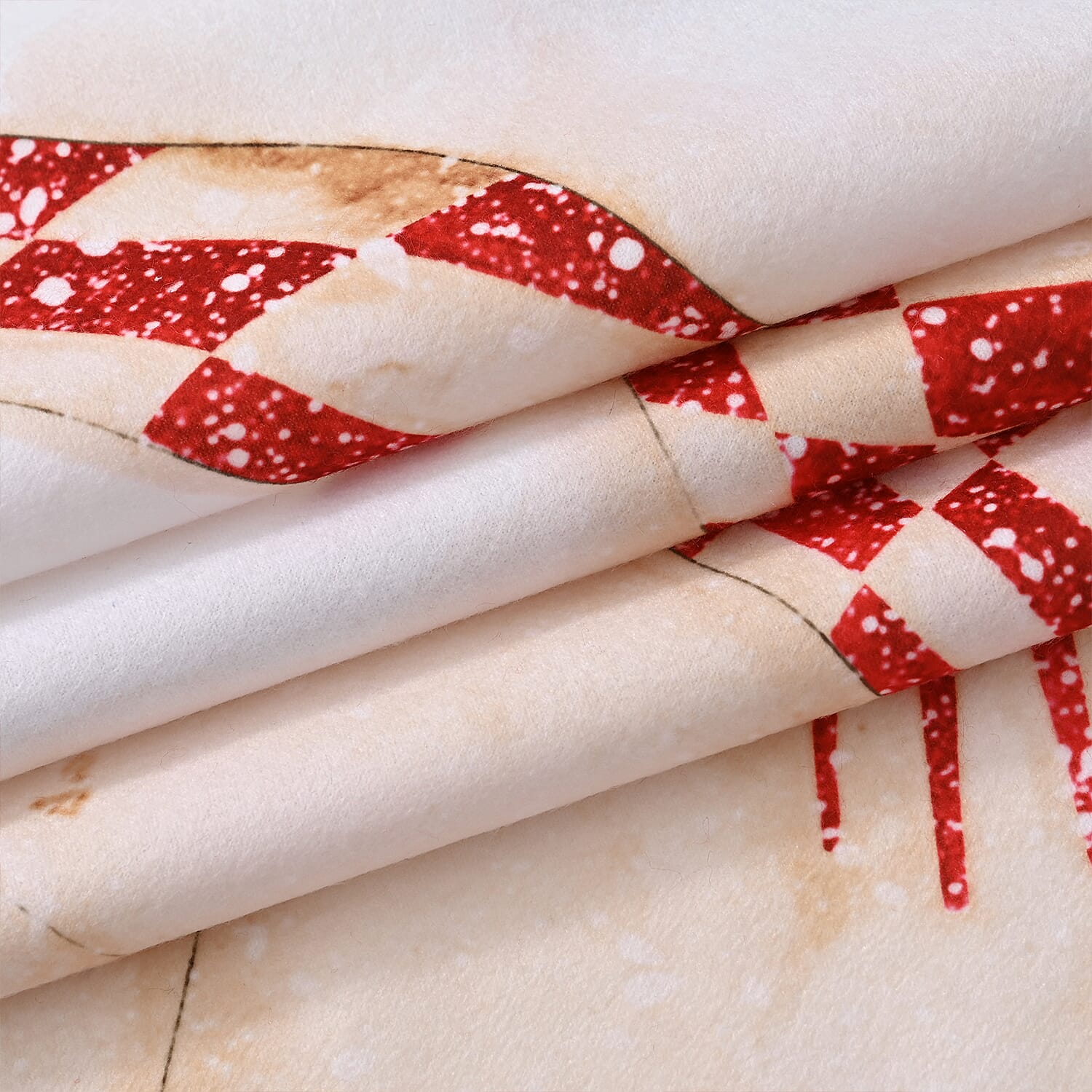 Snowman Digital Print Throw (220gsm) - Yellow 8181729 4