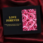 London CloseOut-Soap Flower Gift Box with Heart Necklace (18-2 Extension) - Pink - Silver