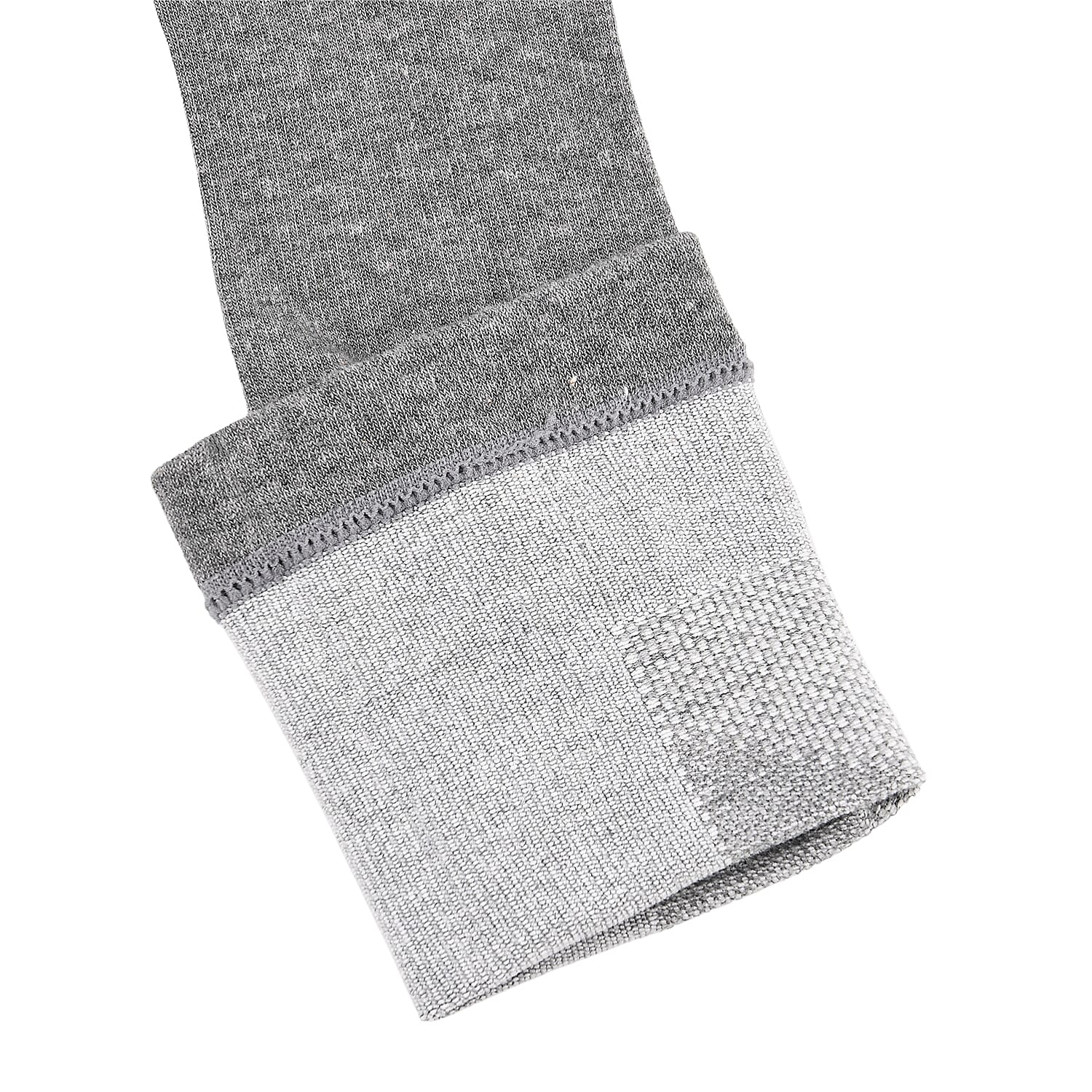 Bliss &amp; Beyond Set of 4 - Copper Compression Far Infrared (FIR) textile technology Socks (Size L) - Grey 8242351 4