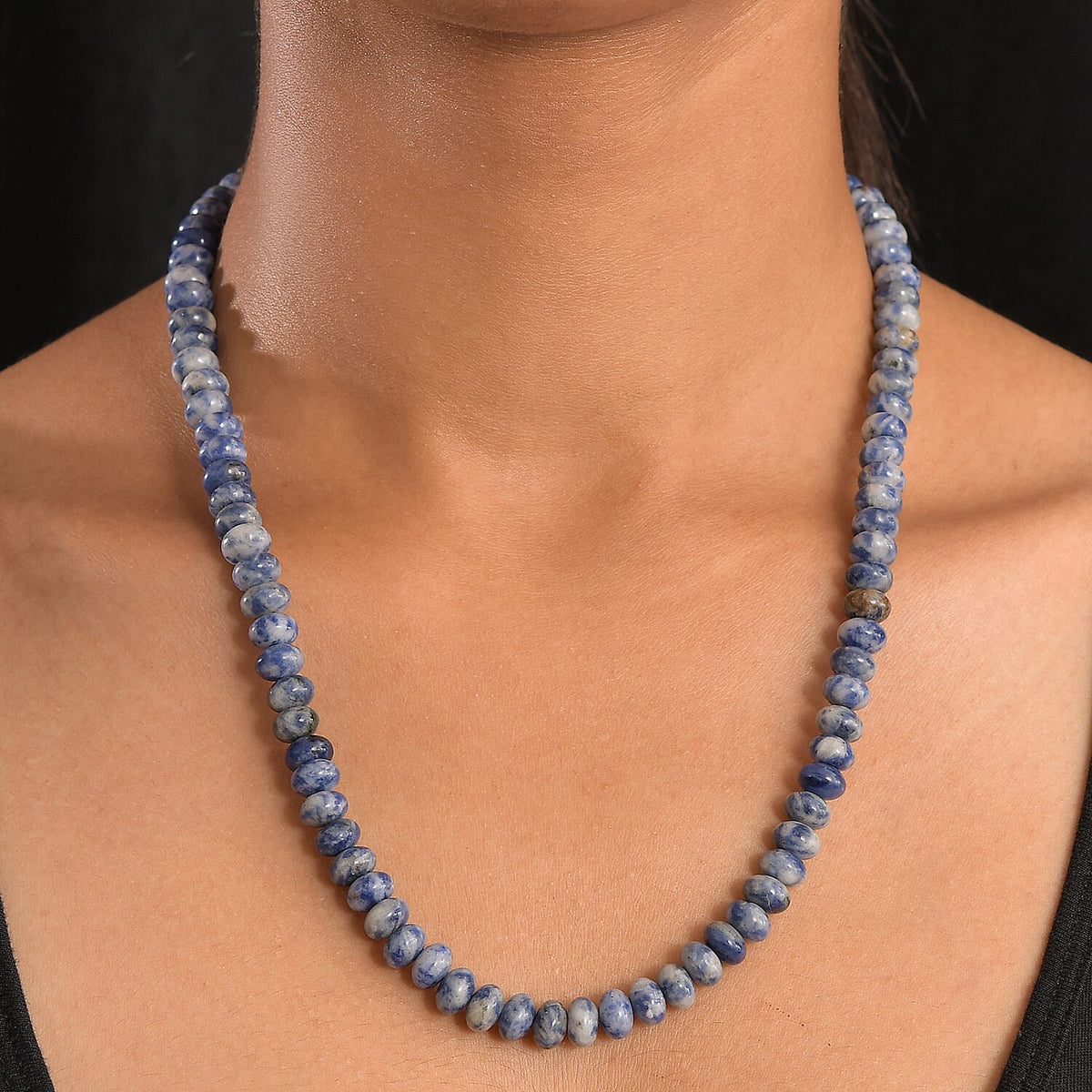 Sodalite Necklace (Size 20-1 Ext.) with Senorita Clasp 200.00 Ct. 8181150 3
