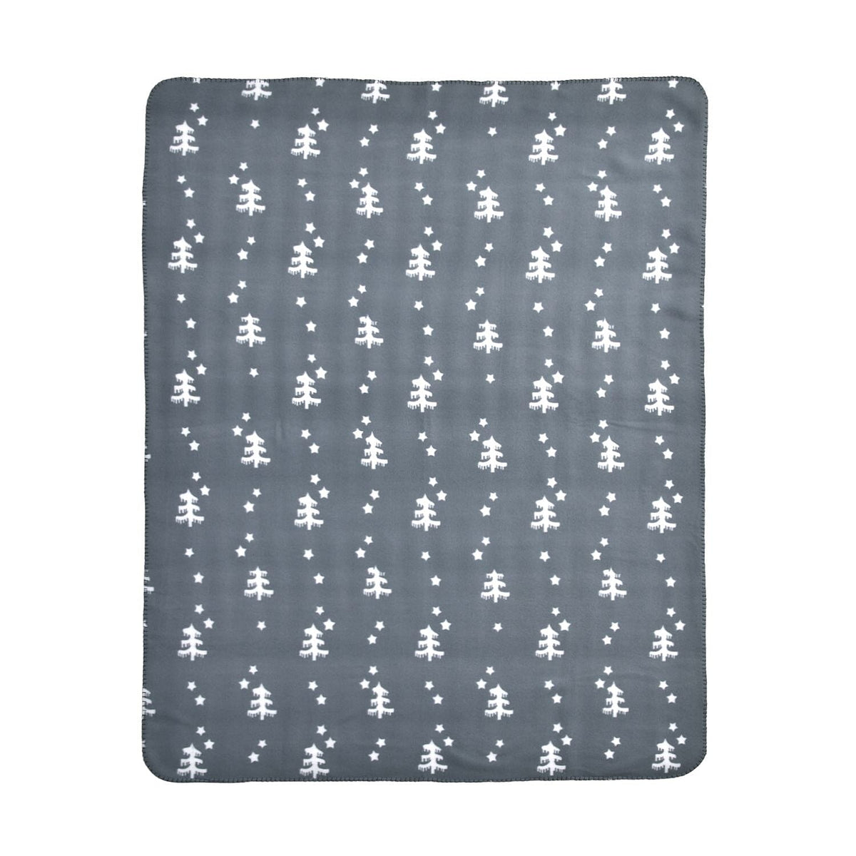 Soft Christmas Tree Pattern Fleece Blanket (Size 170x130 Cm) - Grey 8942712 2