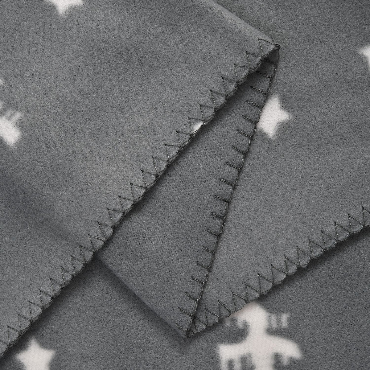 Soft Christmas Tree Pattern Fleece Blanket (Size 170x130 Cm) - Grey 8942712 4