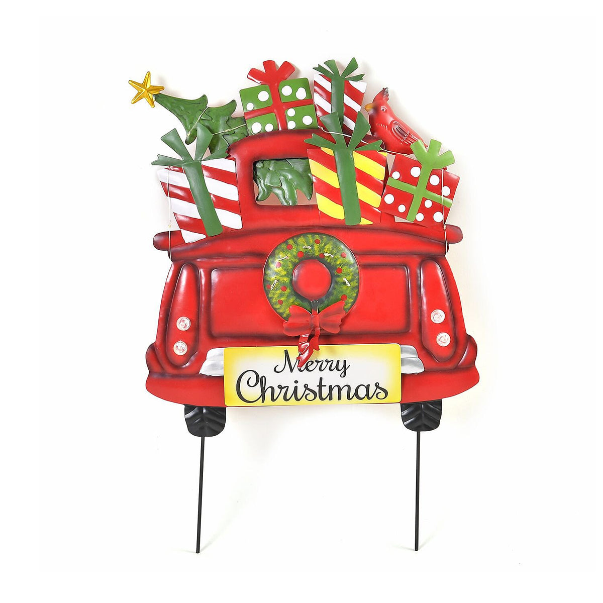 Solar Powered Christmas LED Lights Outdoor Decor (Battery AA 300mAh NI-MH) - Red 7622762 0