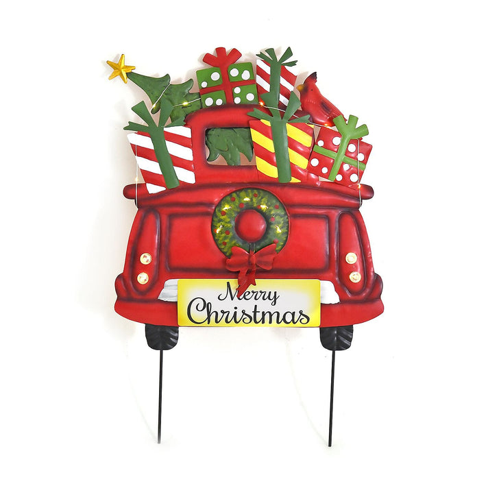 Solar Powered Christmas LED Lights Outdoor Decor (Battery AA 300mAh NI-MH) - Red 7622762 2