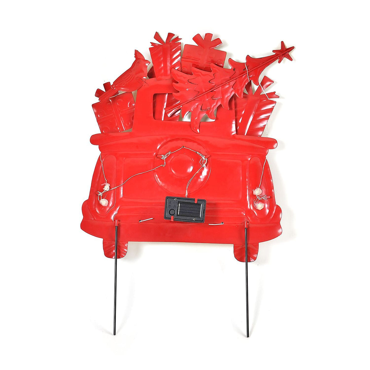 Solar Powered Christmas LED Lights Outdoor Decor (Battery AA 300mAh NI-MH) - Red 7622762 2