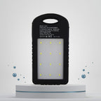 Solar Rechargeable Powerbank with Bright Light 4000 MaH