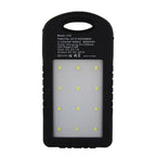 Solar Rechargeable Powerbank with Bright Light 4000 MaH