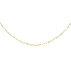 9K Yellow Gold Soldered Trace Chain (Size - 18)