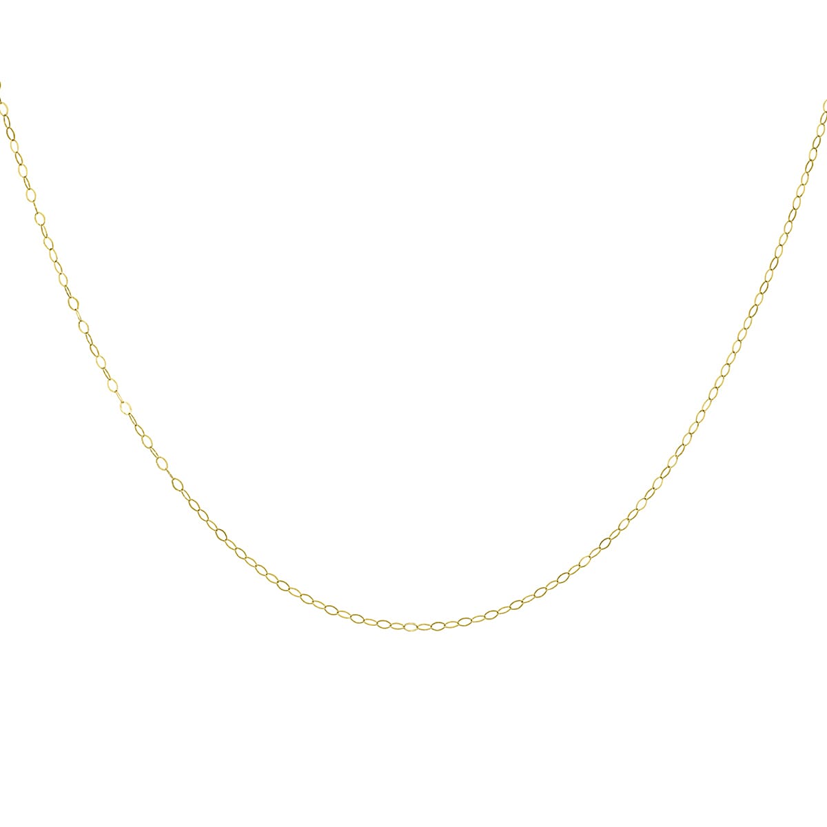 Soldered Adjustable Trace Chain 16 Inch to 18 Inch in 9K Yellow Gold 7575805 2