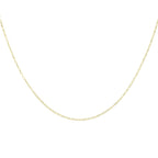 9K Yellow Gold Soldered Trace Chain (Size - 18)