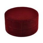 Christmas Dark Red Velvet Solid Earrings Box