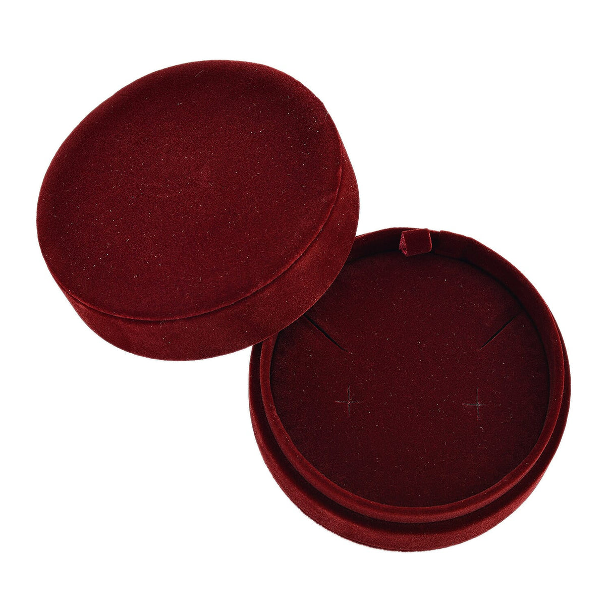 Christmas Dark Red Velvet Solid Earrings box (Size 9x4.5cm) 7979140 6
