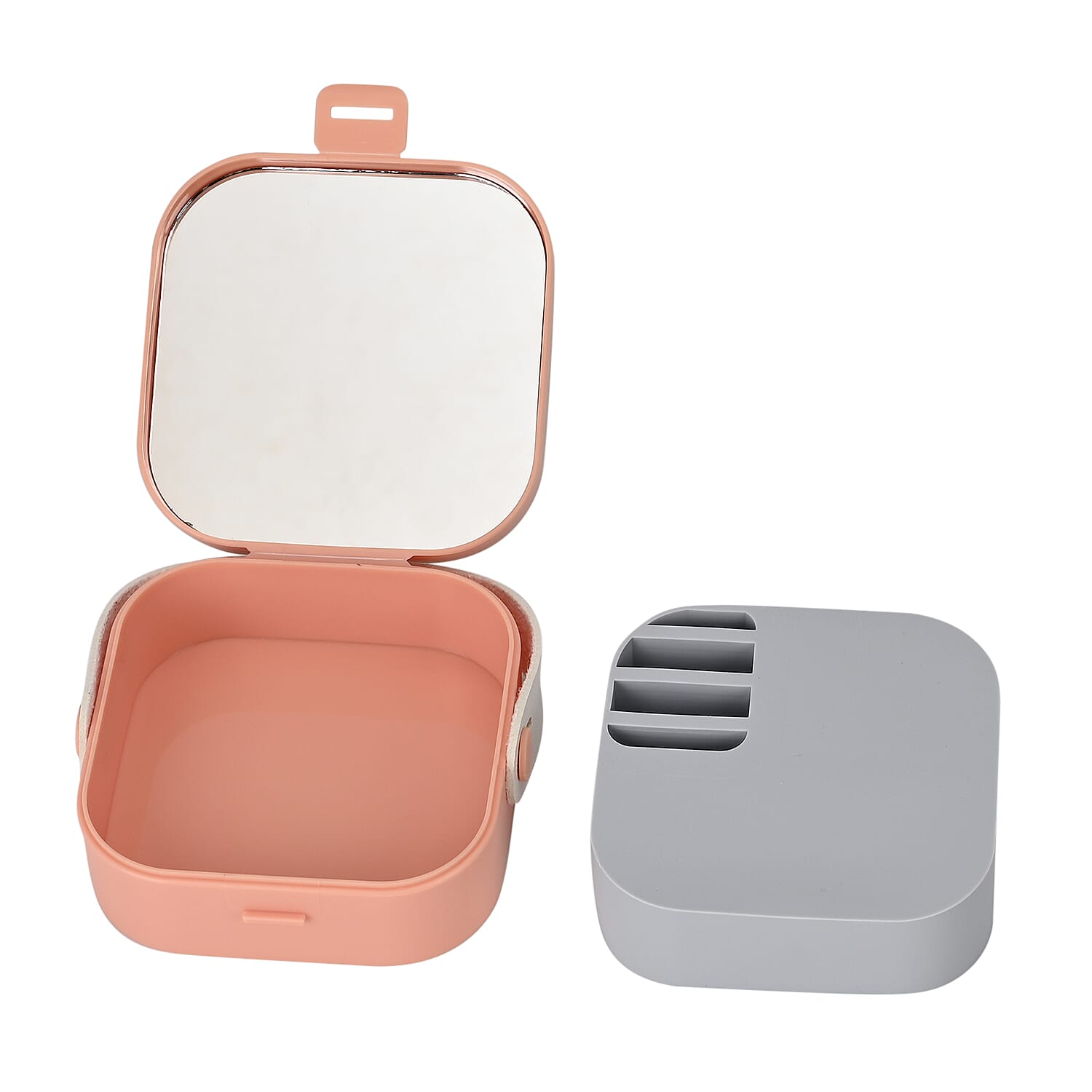 Set of 2 - Solid Jewellery Boxes  - Pink &amp; Green 7801891 6