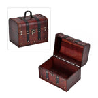 Classic Antique Style Wooden Storage Box (Size 21x16x14 cm) - Brown