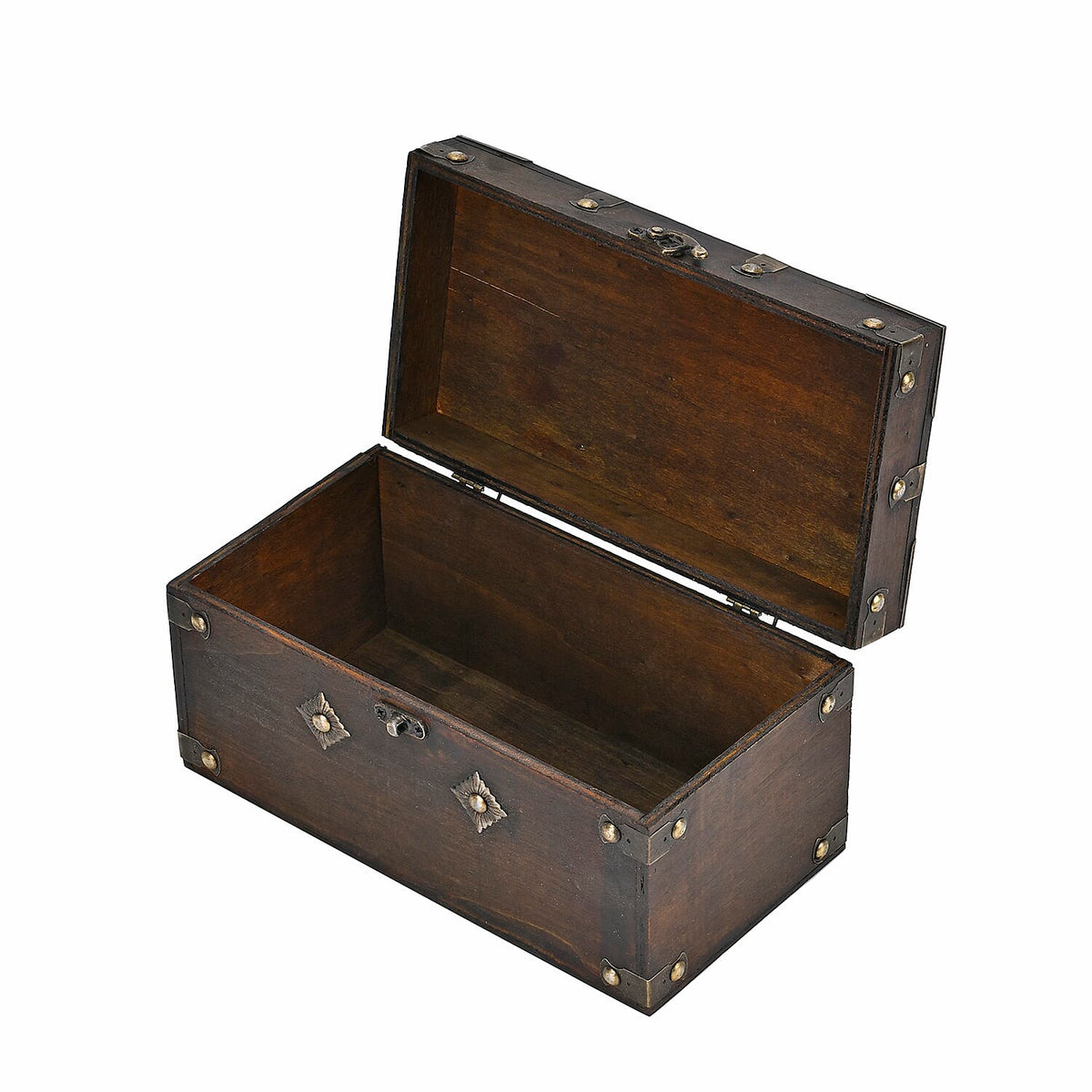 Solid Antique European Style Wooden Box -  Brown 7695979 4