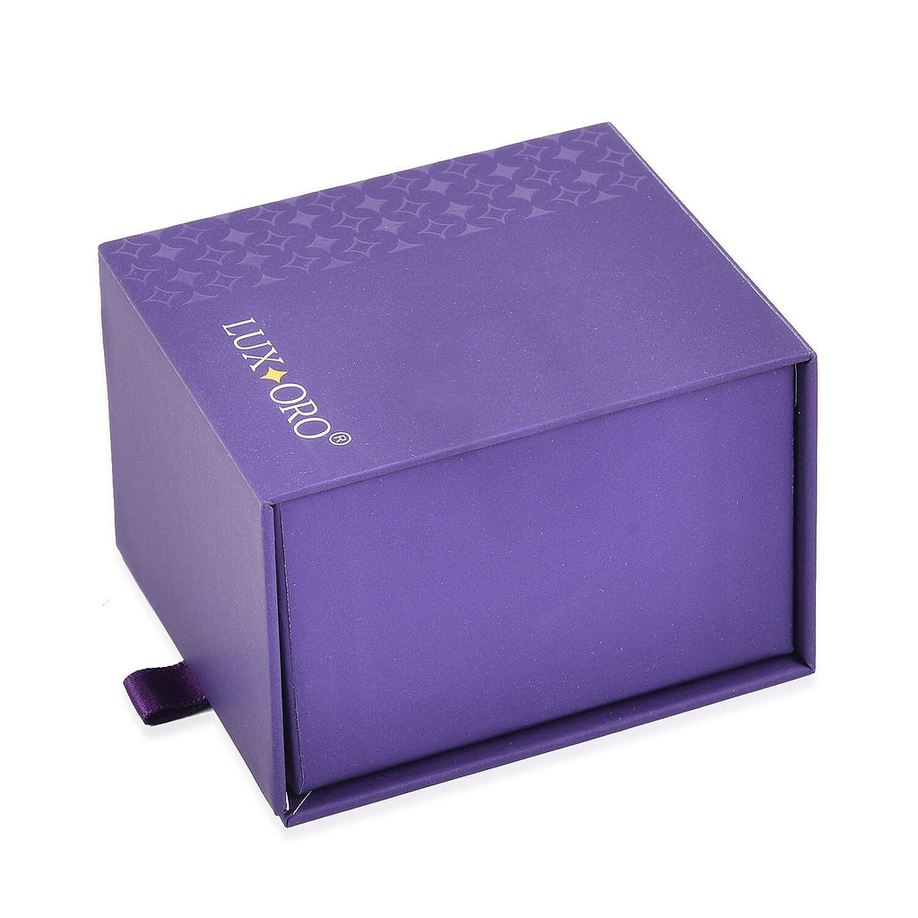 LUXORO LED Spray Painted Jewelry Ring Box (Size 6x6x5 CM) - Purple