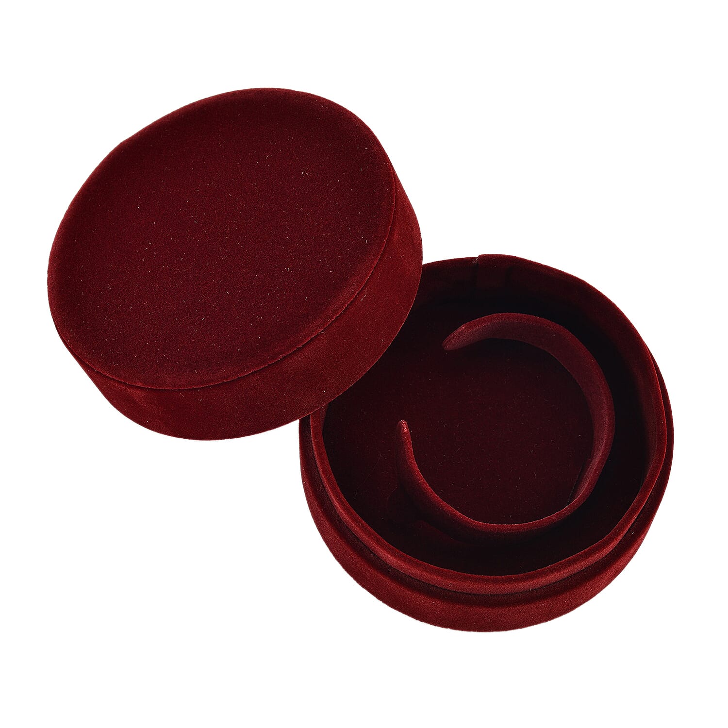 Christmas Dark Red Velvet Solid Bracelet Box (Size 10x5 cm) 7979149 6
