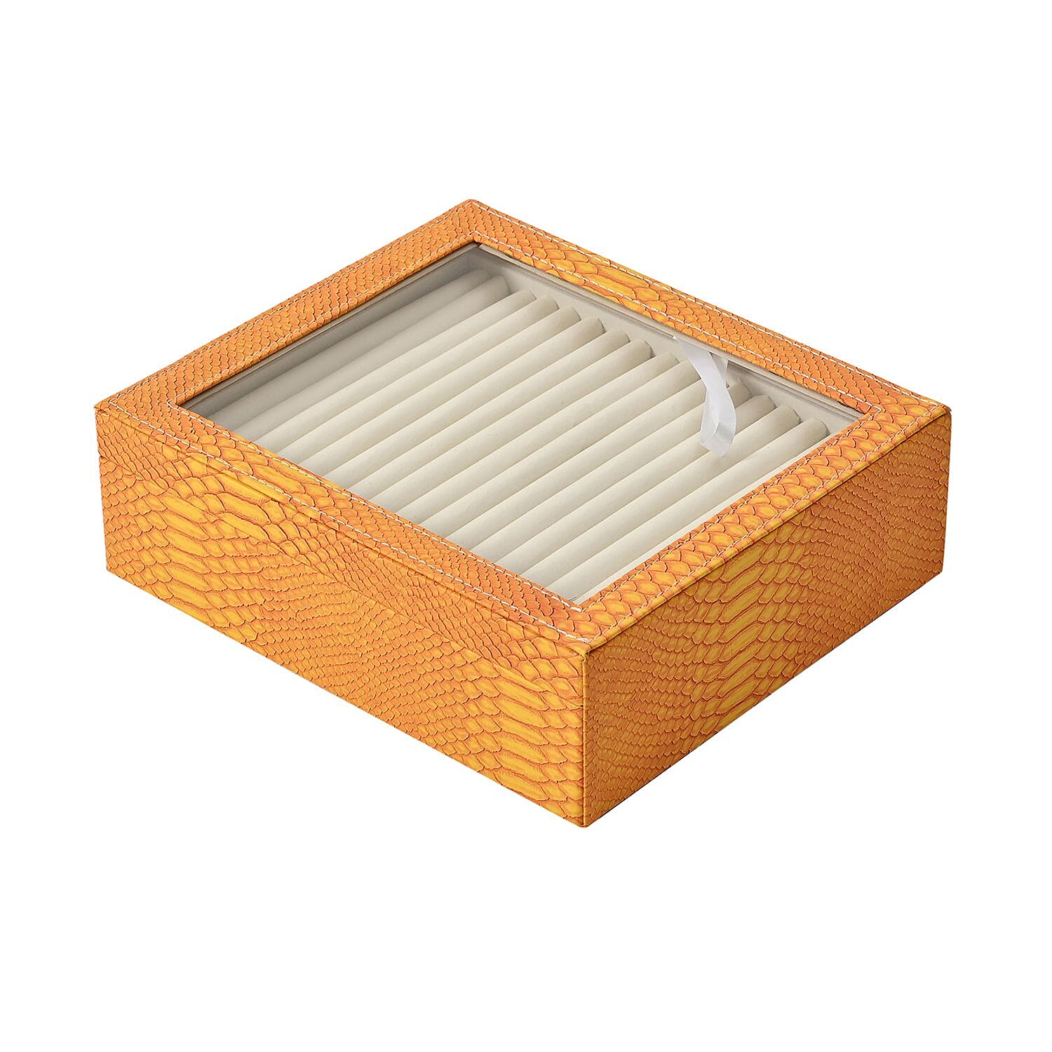 Dragon Skin Texture 2 Layer Elegant Ring Box (Size 30x27x8 cm) 7563100 4