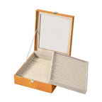 Dragon Skin 2 Layer Elegant Ring Box (Size 30x27x8 cm) - Yellow