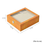 Dragon Skin 2 Layer Elegant Ring Box (Size 30x27x8 cm) - Yellow