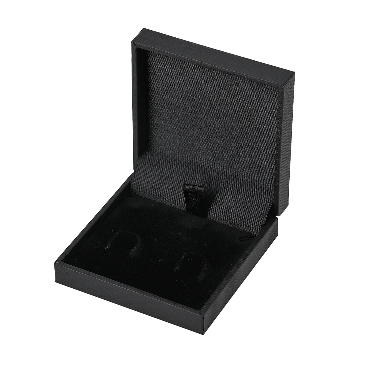 Solid Black Colour Pendant Box with TJC Logo (Size 8x8x1.5 cm) 7813734 0