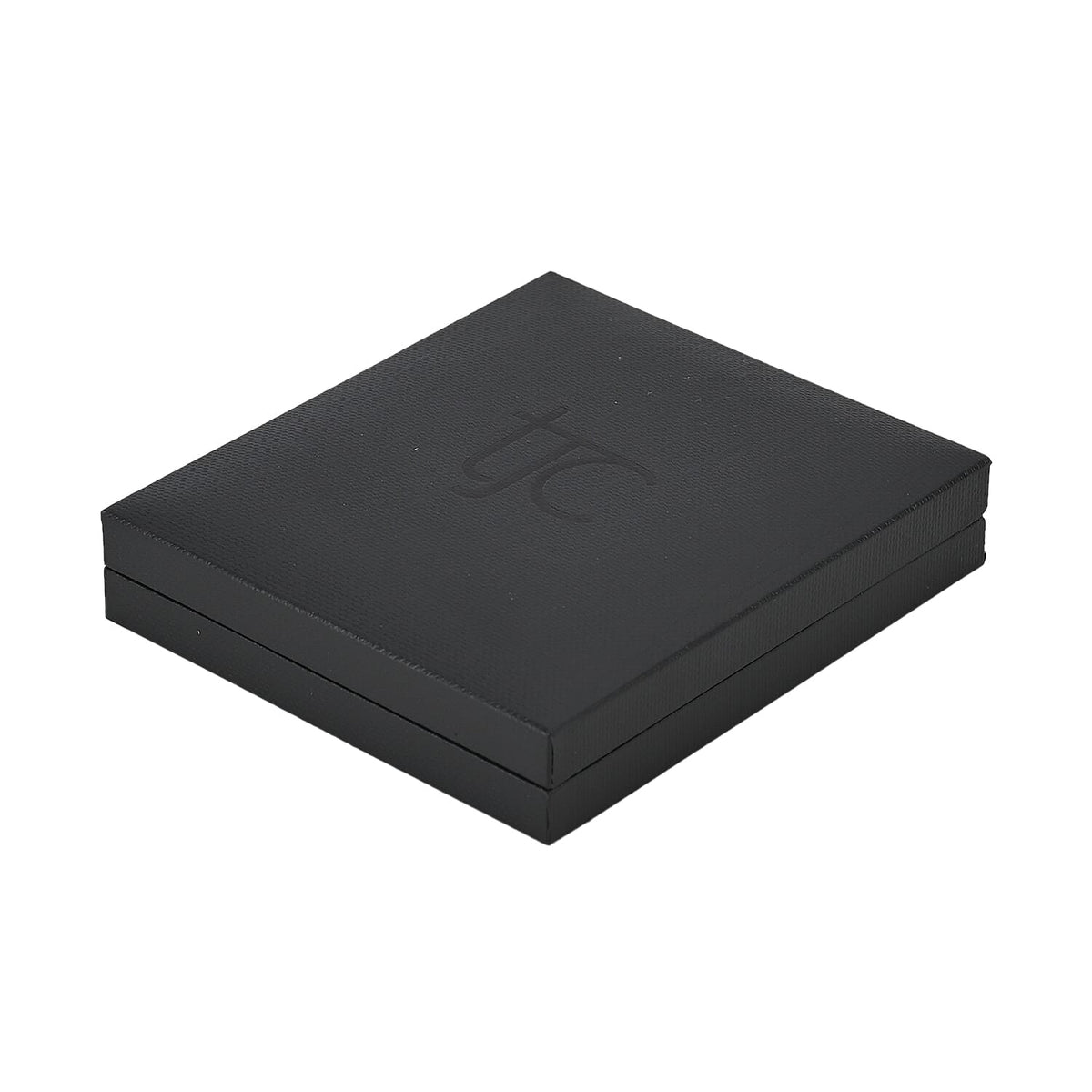 Solid Black Colour Pendant Box with TJC Logo (Size 8x8x1.5 cm) 7813734 2