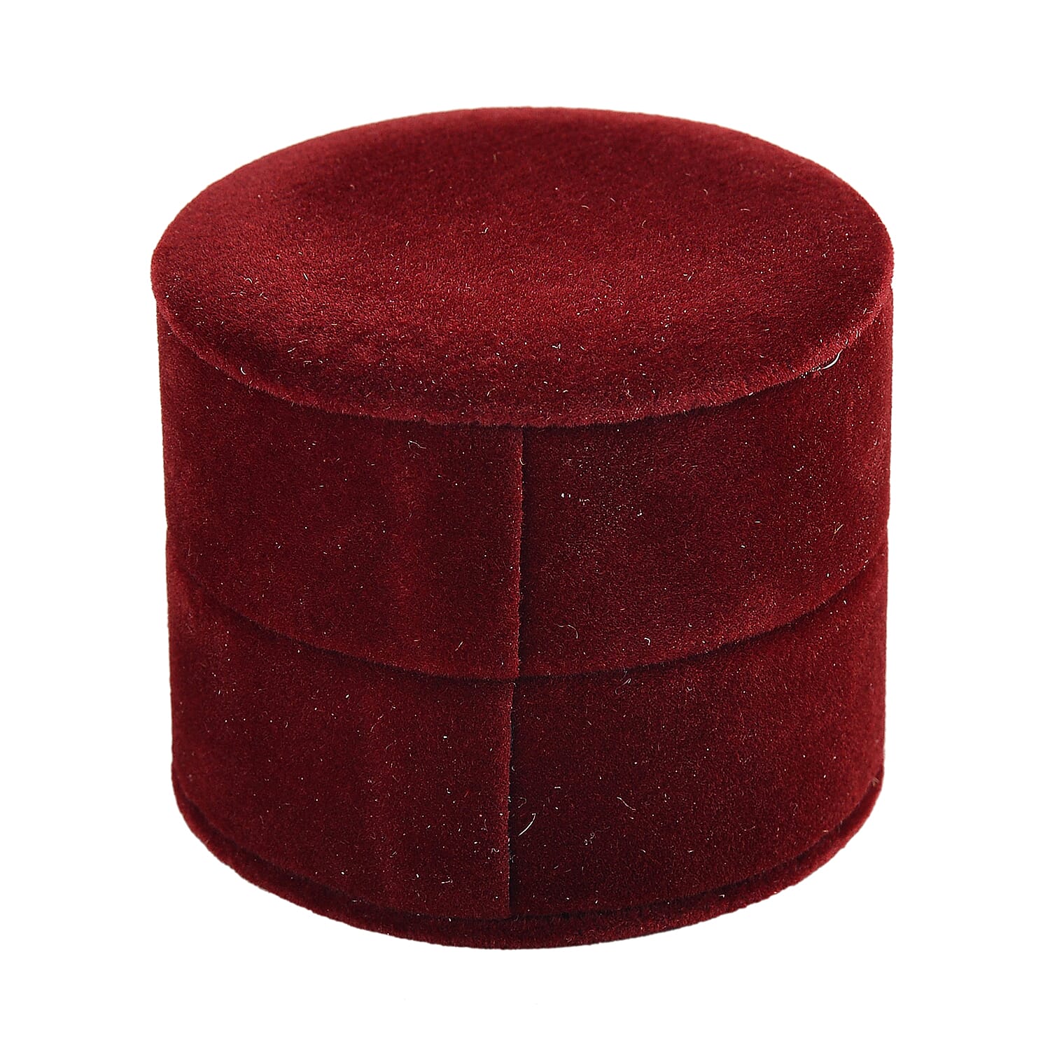 Christmas Dark Red Velvet Solid Ring box (Size 5x5 cm) 7979139 5