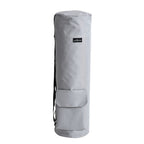 Soul Smart Solid Yoga Bag With Shoulder Strap (Size 70x20 cm) - Light Grey