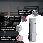 Soul Smart Solid Yoga Bag With Shoulder Strap (Size 70x20 cm) - Light Grey