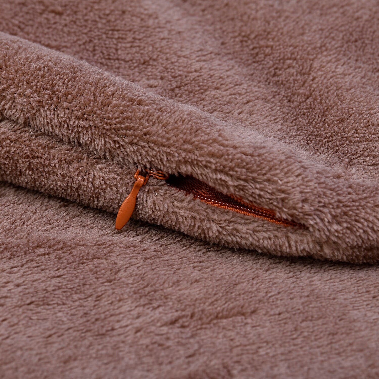 Solid 2 in 1 flannel blanket with separate cushion cover 3877524 4