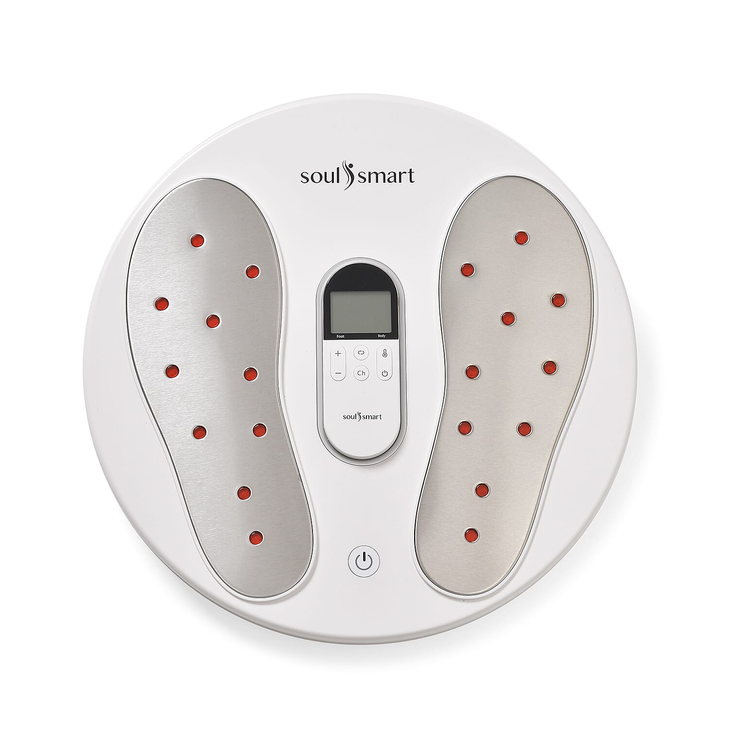 Soulsmart EMS Heating Foot Massager with Electrode Body Pads (2xAAA Batteries Not Included) 7800881 2