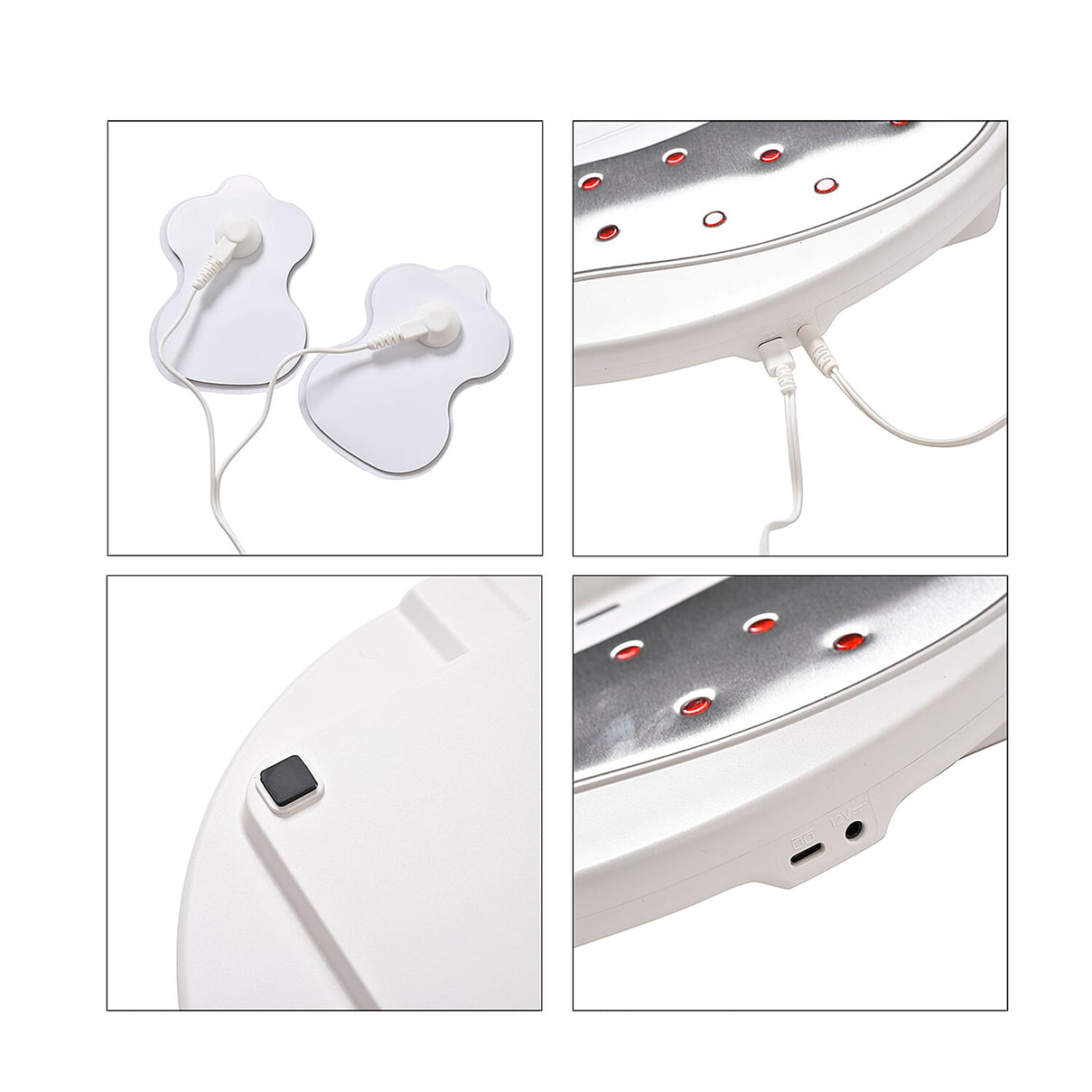 Soulsmart EMS Heating Foot Massager with Electrode Body Pads (2xAAA Batteries Not Included) 7800881 8