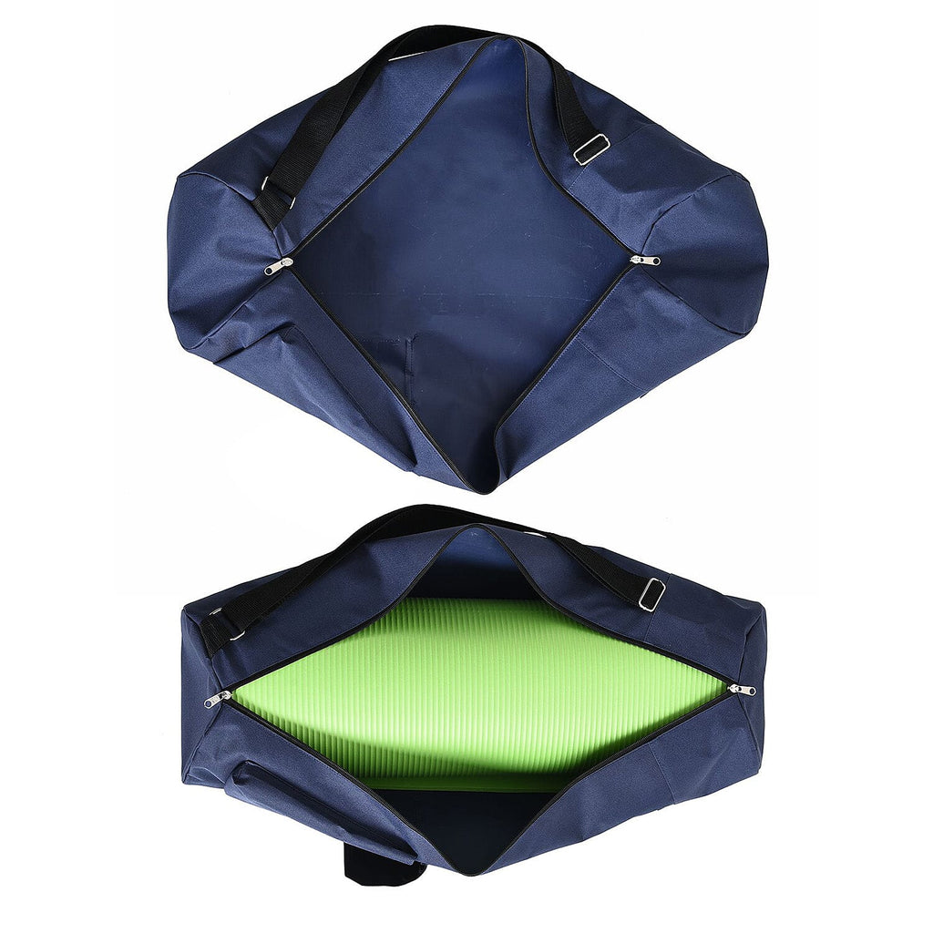 Soul Smart Solid Yoga Bag With Shoulder Strap (Size - 70x20) Navy