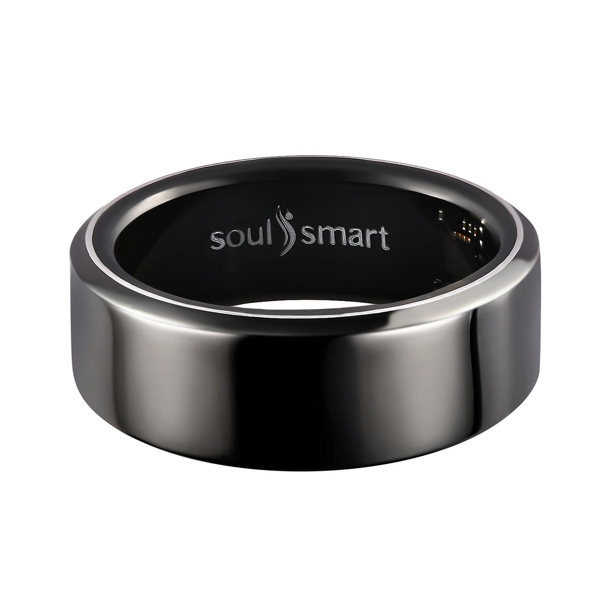 SoulSmart Unisex Smart Ring with Multifunctional Features (Heart Rate, Sleep Monitoring, Step Recording, Sport) - Black V32653167 5