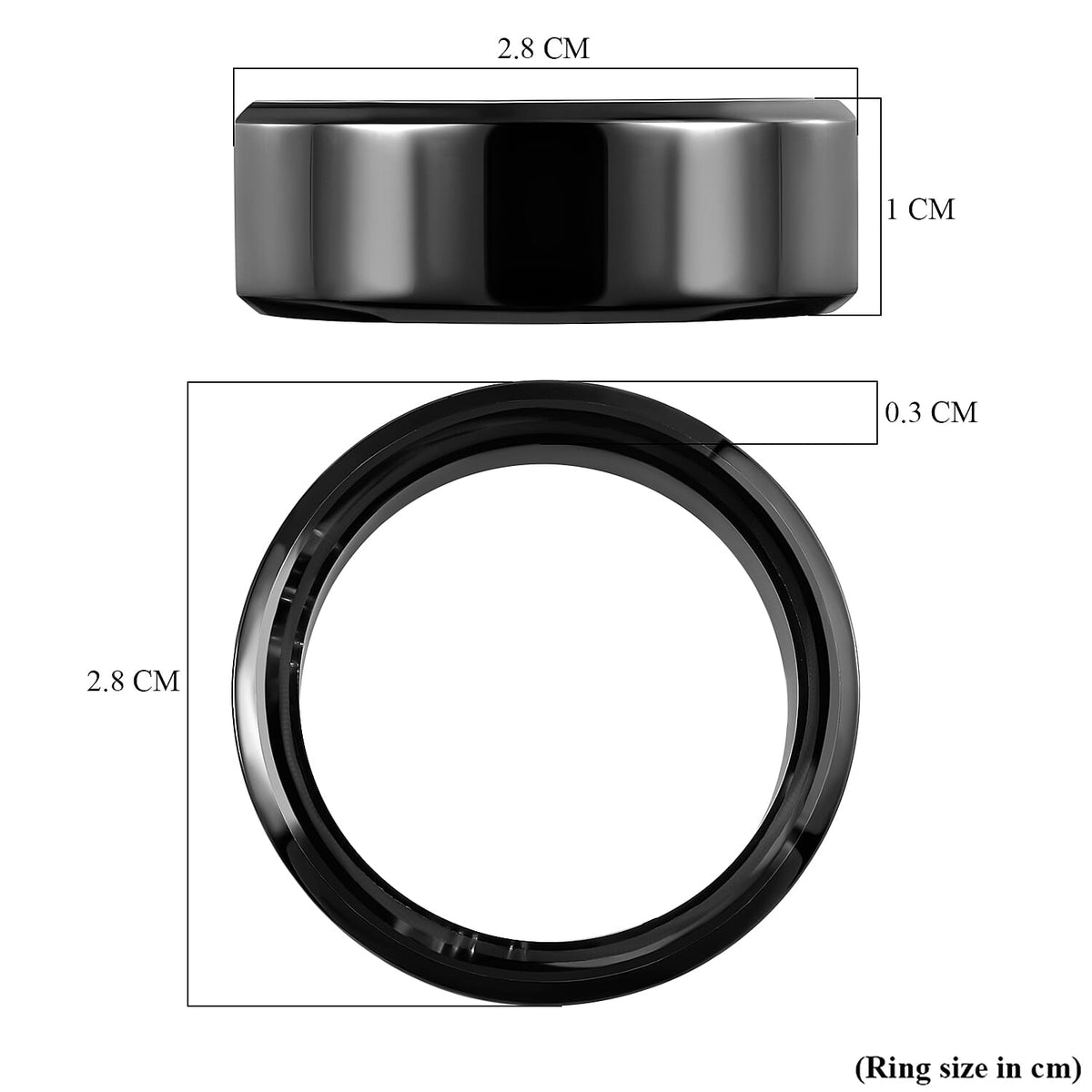 SoulSmart Unisex Smart Ring with Multifunctional Features (Heart Rate, Sleep Monitoring, Step Recording, Sport) - Black V32653167 6