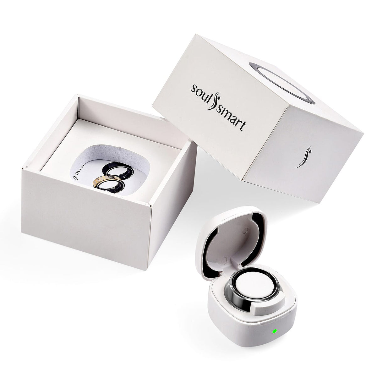SoulSmart Unisex Smart Ring with Multifunctional Features (Heart Rate, Sleep Monitoring, Step Recording, Sport) - Black V32653167 9