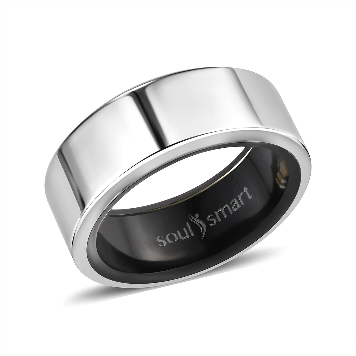 SoulSmart Unisex Smart Ring with Multifunctional Features (Heart Rate, Sleep Monitoring, Step Recording, Sport) - Silver 7678800 3