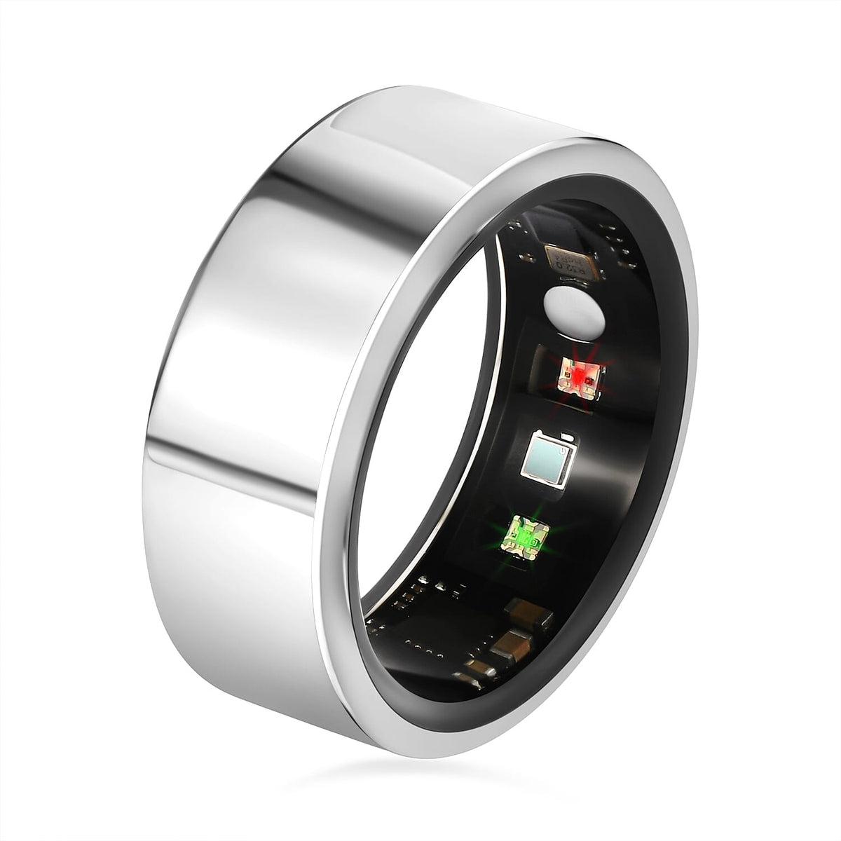 SoulSmart Unisex Smart Ring with Multifunctional Features (Heart Rate, Sleep Monitoring, Step Recording, Sport) - Silver 7678800 4