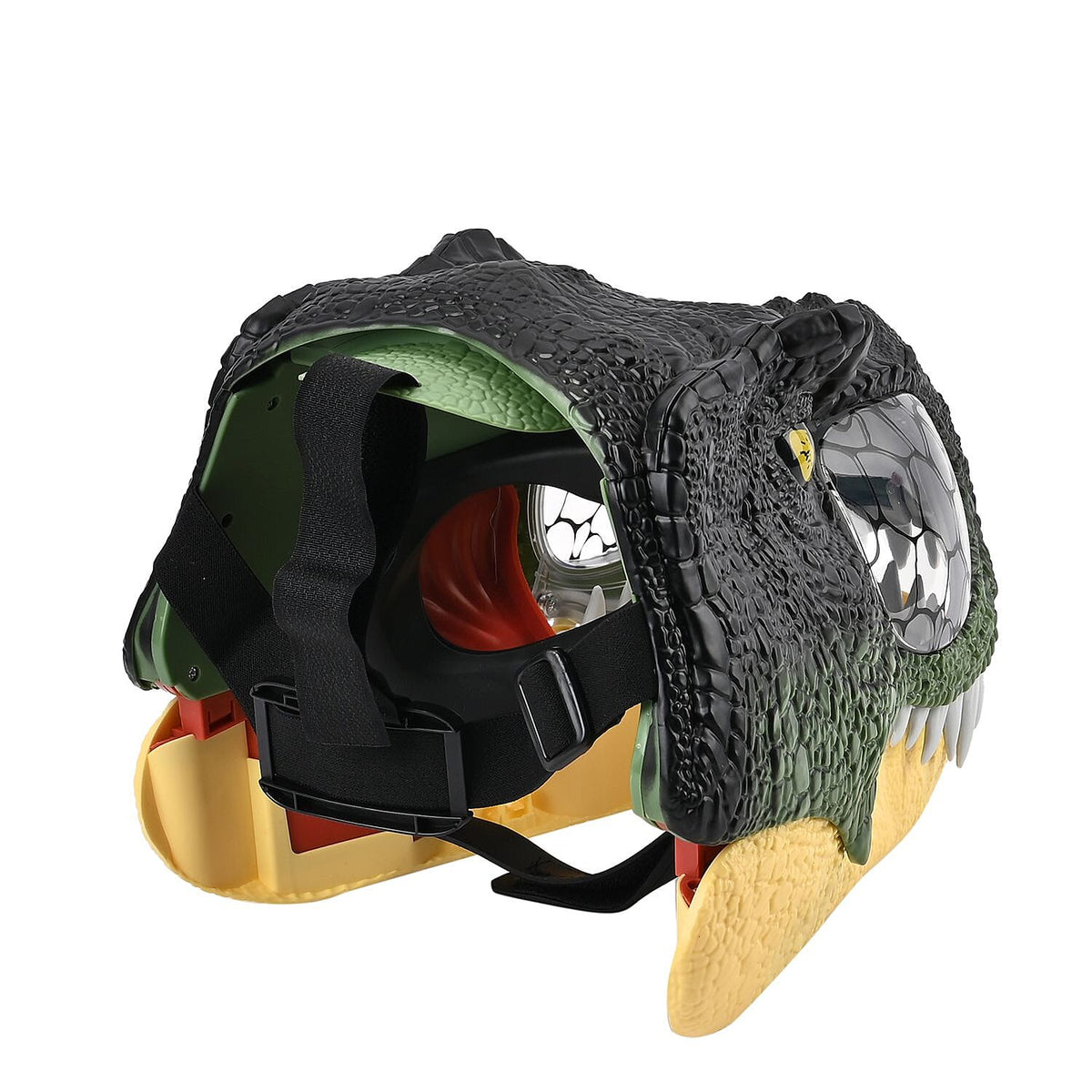 Sound &amp; Eye Lights Electric Dinosaur Mask (Size 56x31x13cm) (3 Button Batteries Not Inc.) - Green 7583537 2