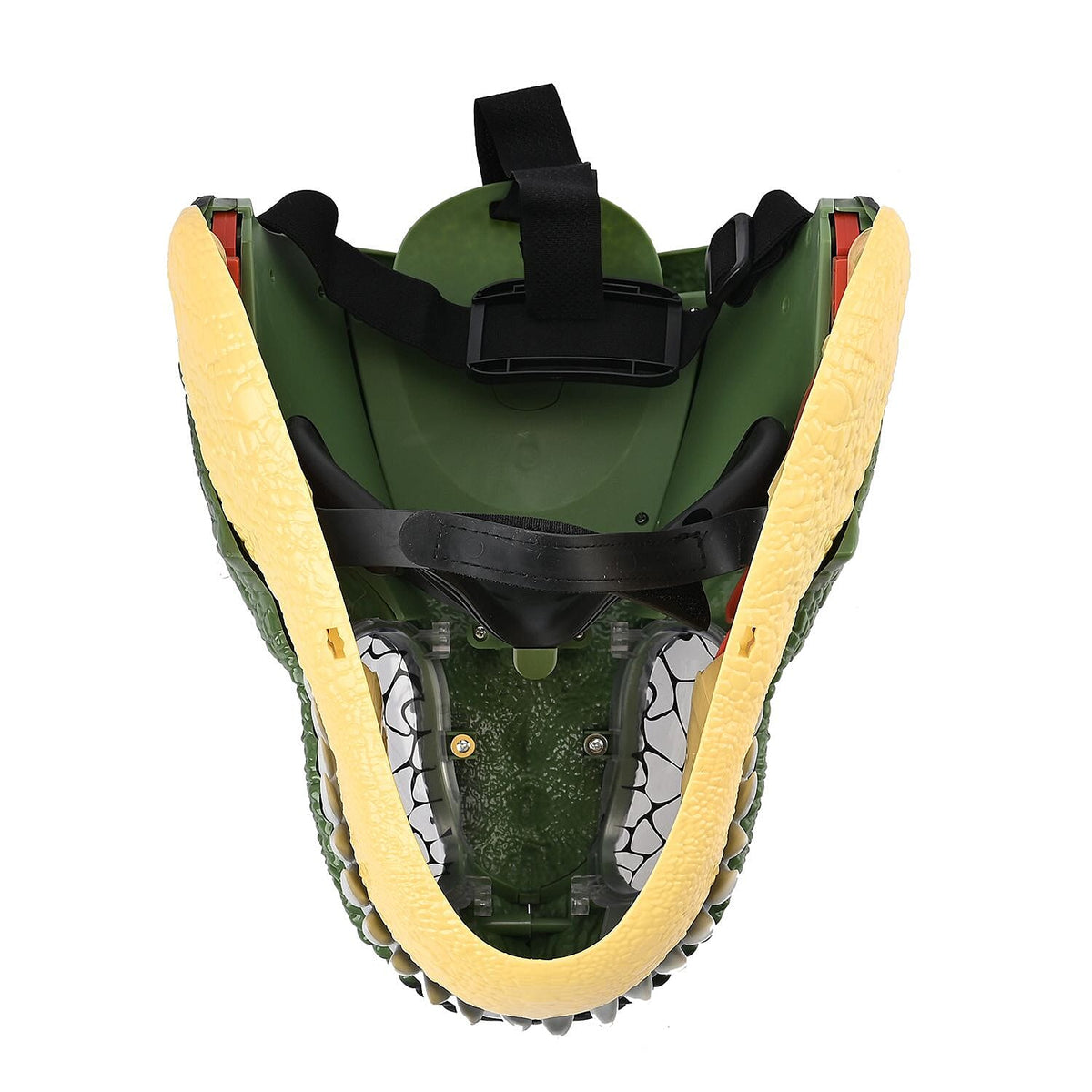 Sound &amp; Eye Lights Electric Dinosaur Mask (Size 56x31x13cm) (3 Button Batteries Not Inc.) - Green 7583537 3