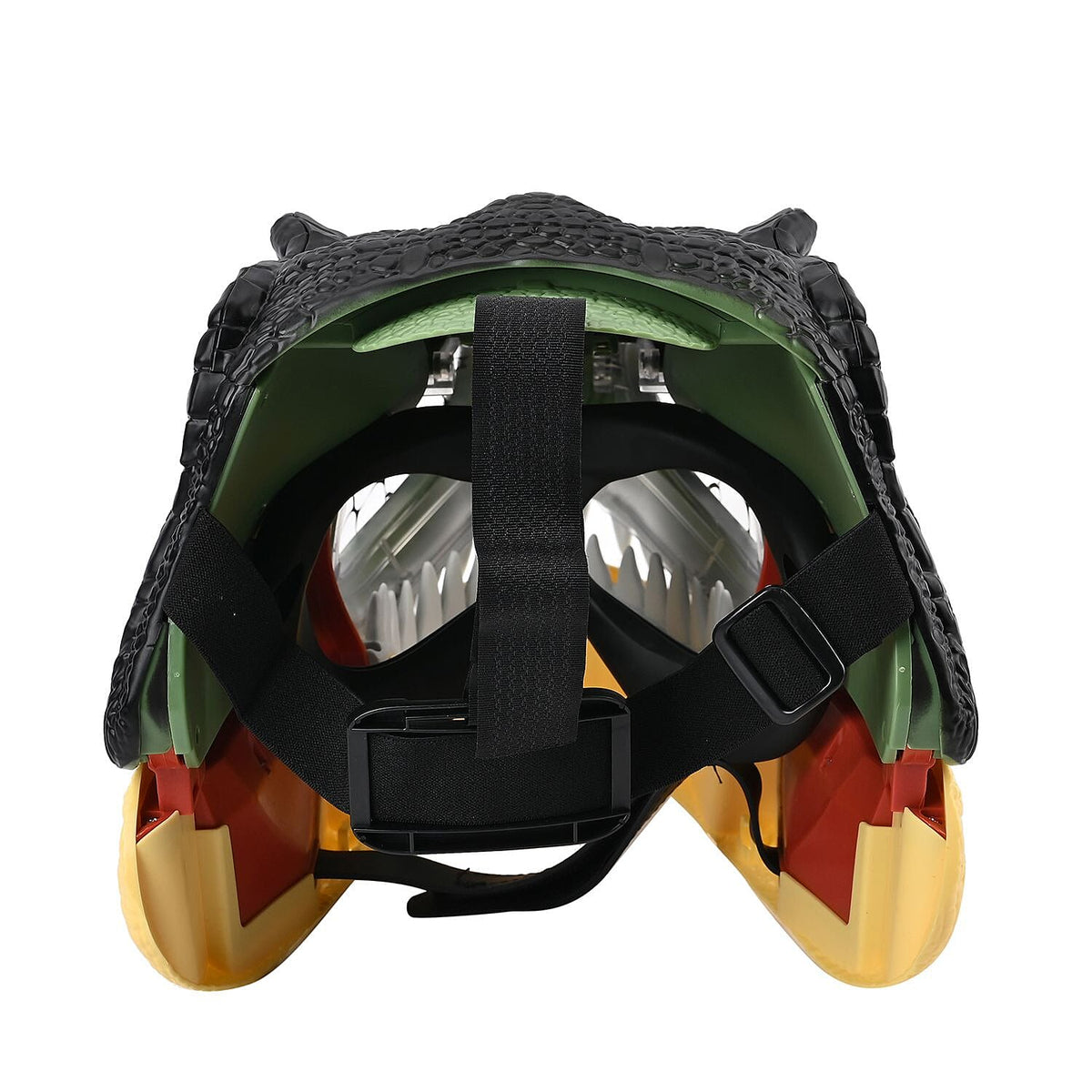 Sound &amp; Eye Lights Electric Dinosaur Mask (Size 56x31x13cm) (3 Button Batteries Not Inc.) - Green 7583537 5