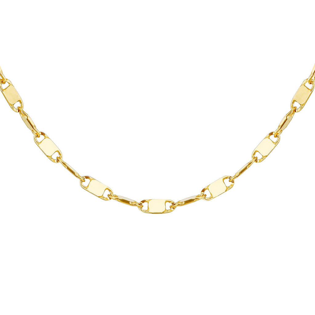 9K Yellow Gold  Chain (Size - 18),  Gold Wt. 3 Gms
