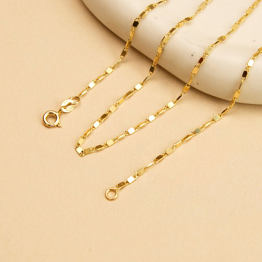 9K Yellow Gold  Chain (Size - 18),  Gold Wt. 3 Gms