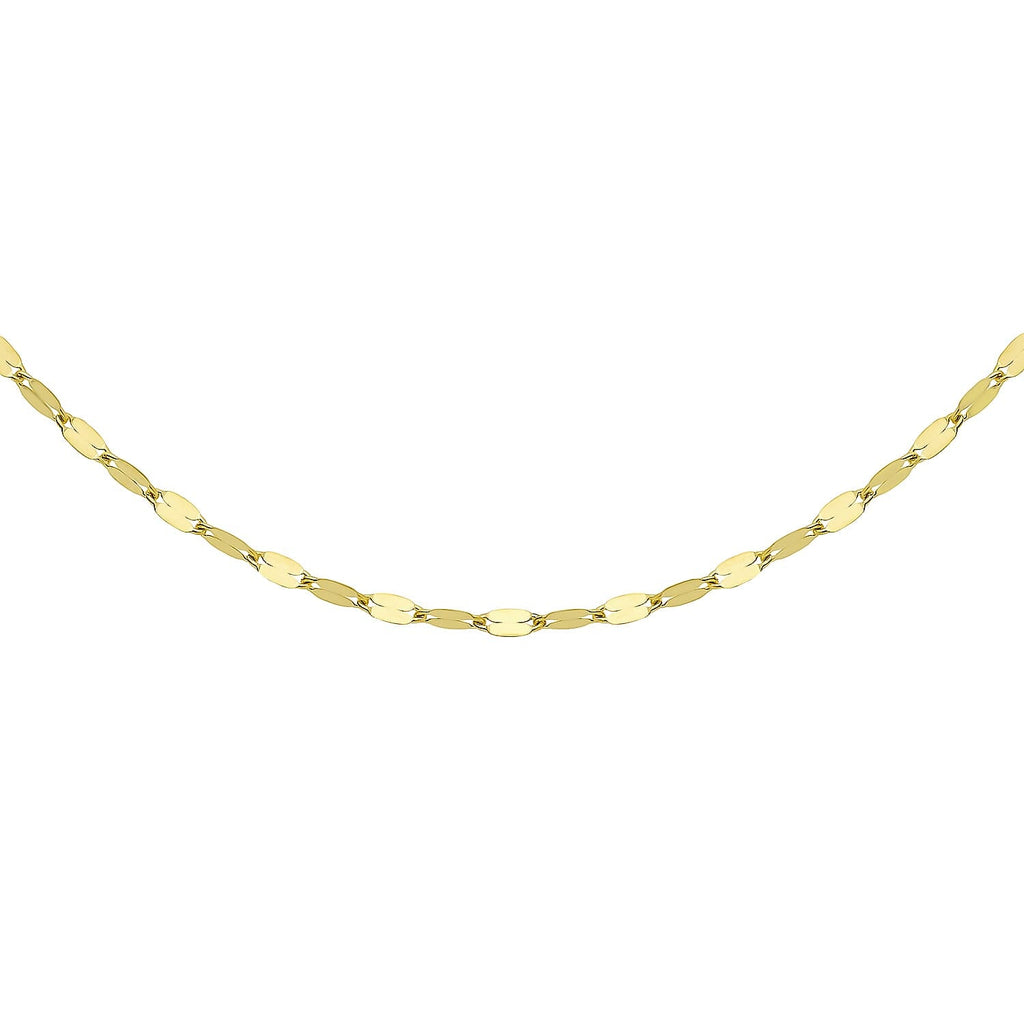 9K Yellow Gold  Chain (Size - 20),  Gold Wt. 1.7 Gms