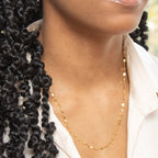 9K Yellow Gold  Chain (Size - 20),  Gold Wt. 1.7 Gms