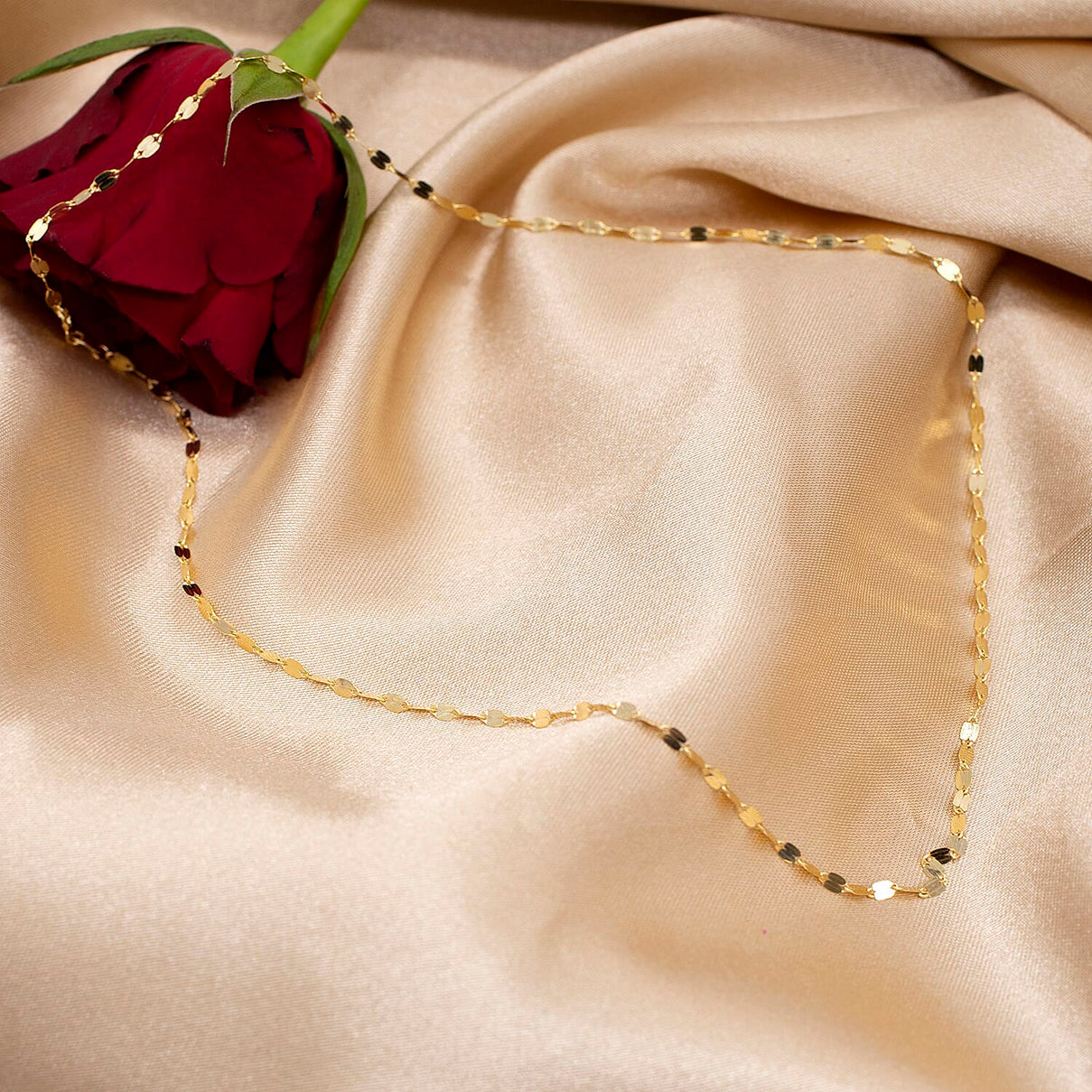 Sparkle Forzatina Chain 20 Inch in 9K Yellow Gold 7581573 2