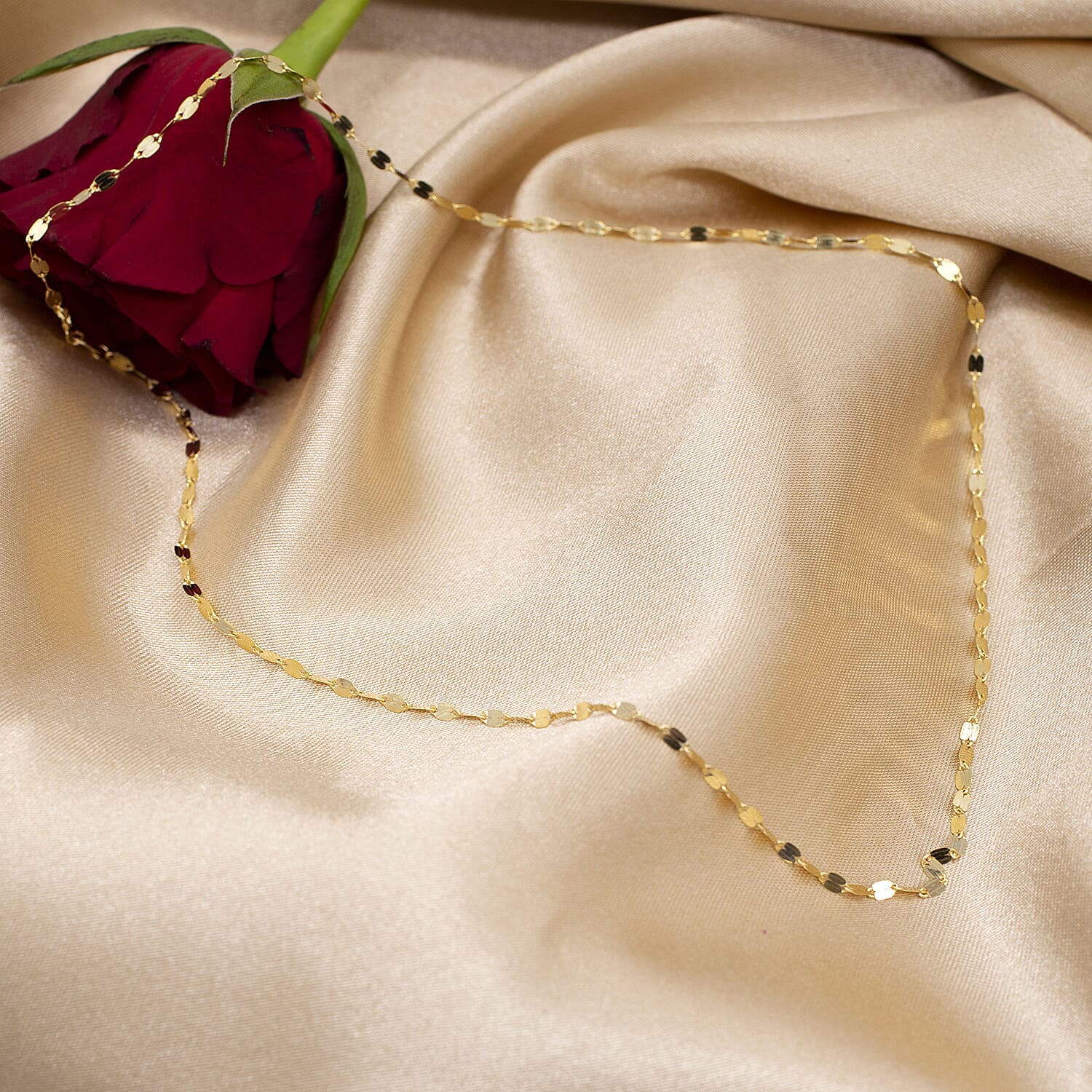 Sparkle Forzatina Chain 20 Inch in 9K Yellow Gold 7581573 2