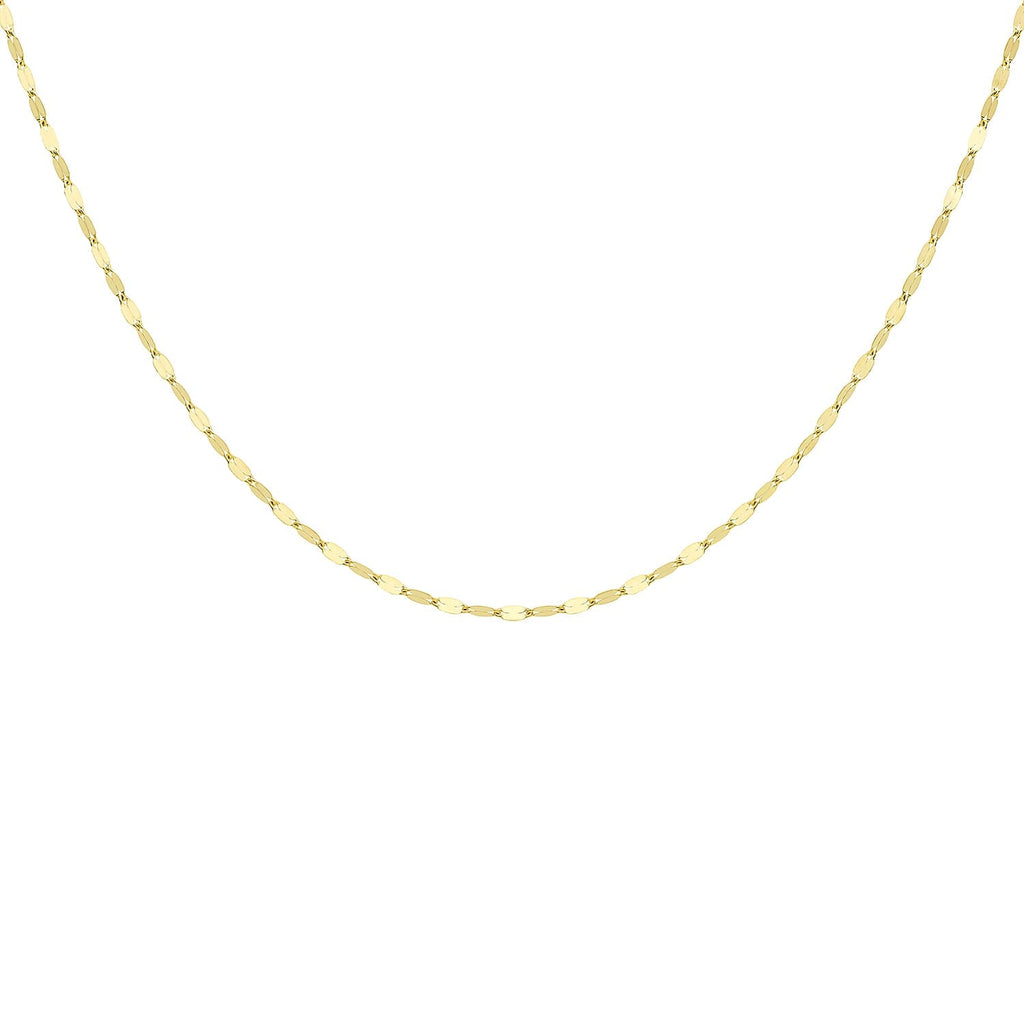 9K Yellow Gold  Chain (Size - 20),  Gold Wt. 1.7 Gms